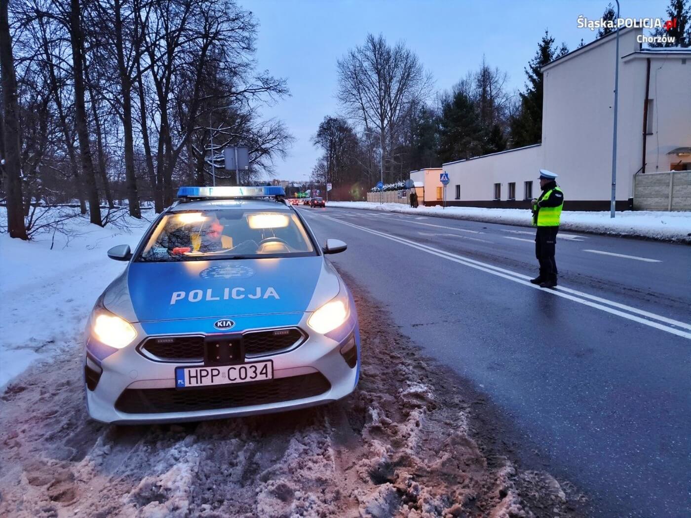 Akcja Bezpieczne ferie na chorzowskich drogach 4