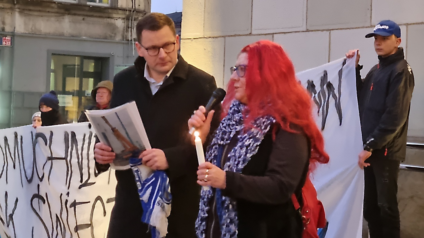 Demonstracja kibiców Ruchu Chorzów 14