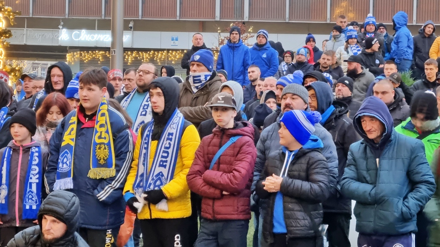 Demonstracja kibiców Ruchu Chorzów 5