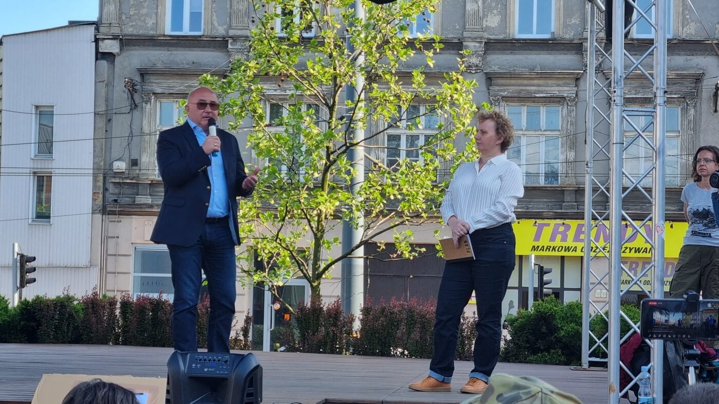 Demonstracja w obronie Żabich Dołów 14