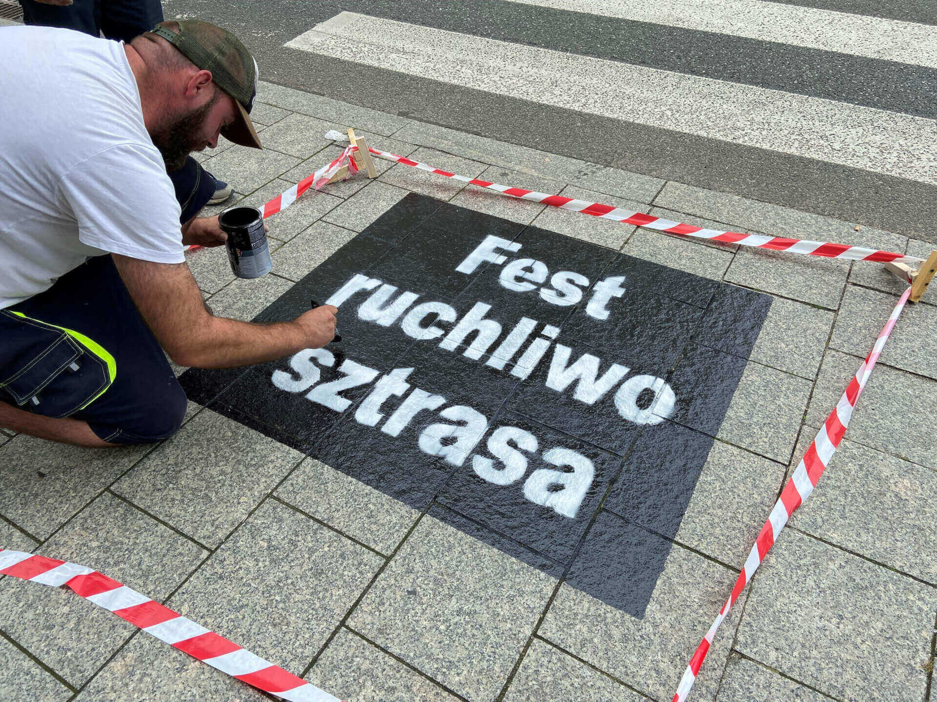 Napisy na chodnikach po śląsku, Chorzów