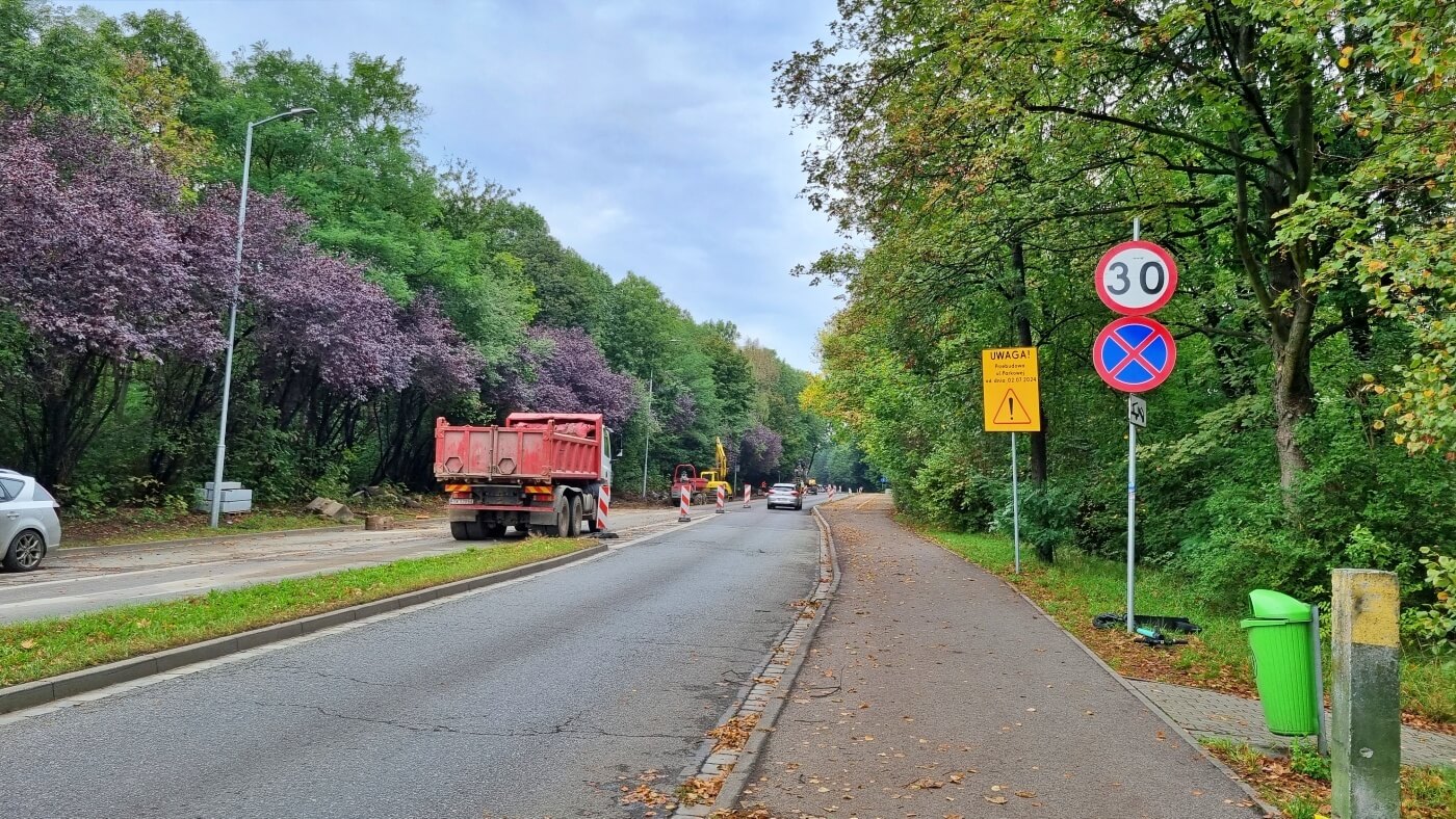 Ulica Parkowa w Chorzowie zostanie wyłączona z ruchu. Rusza kolejny etap przebudowy