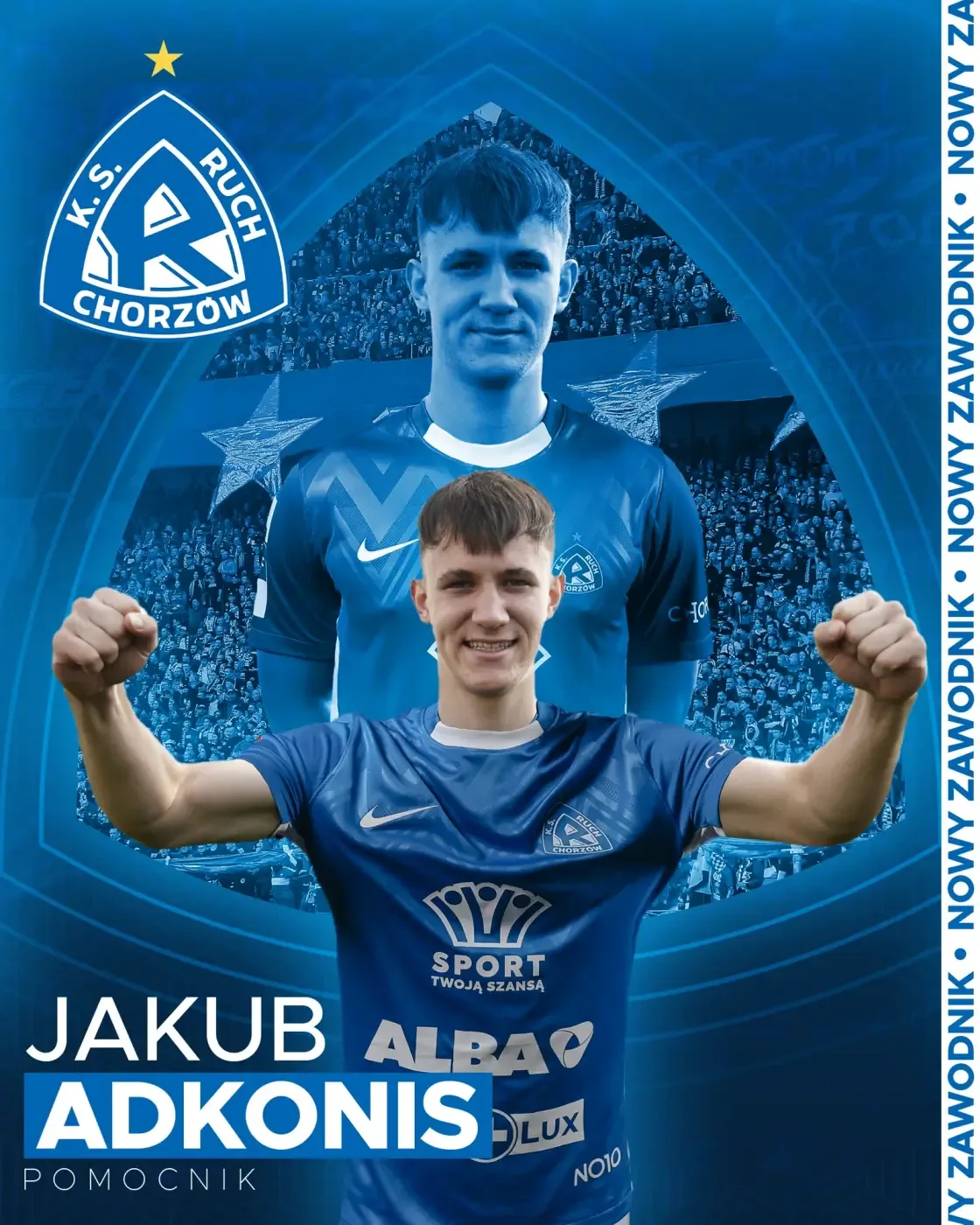 Ruch chorzow jakub adkonis 1